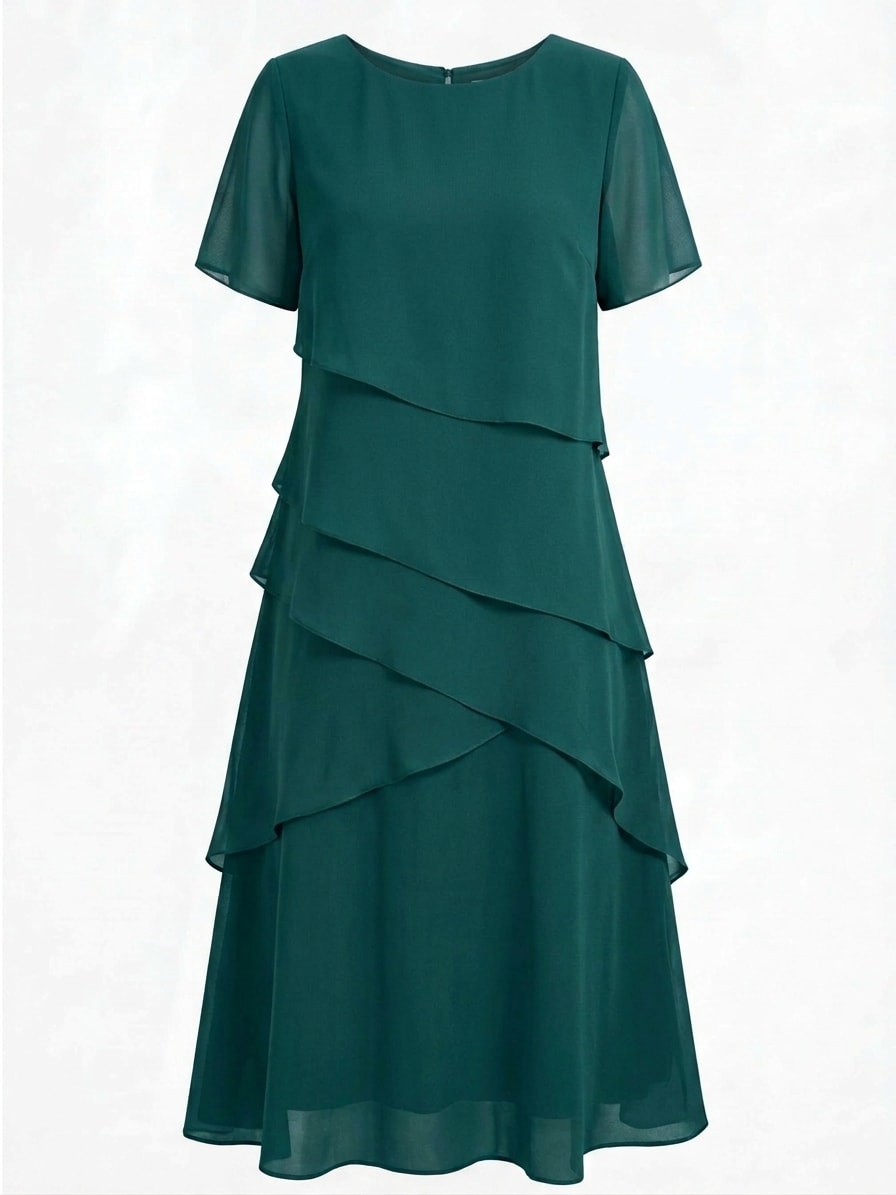 Evi Tiered Chiffon Midi Dress_7