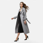 Tiphaine Belted Double Breasted Trench Coat_14