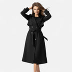 Tiphaine Belted Double Breasted Trench Coat_3