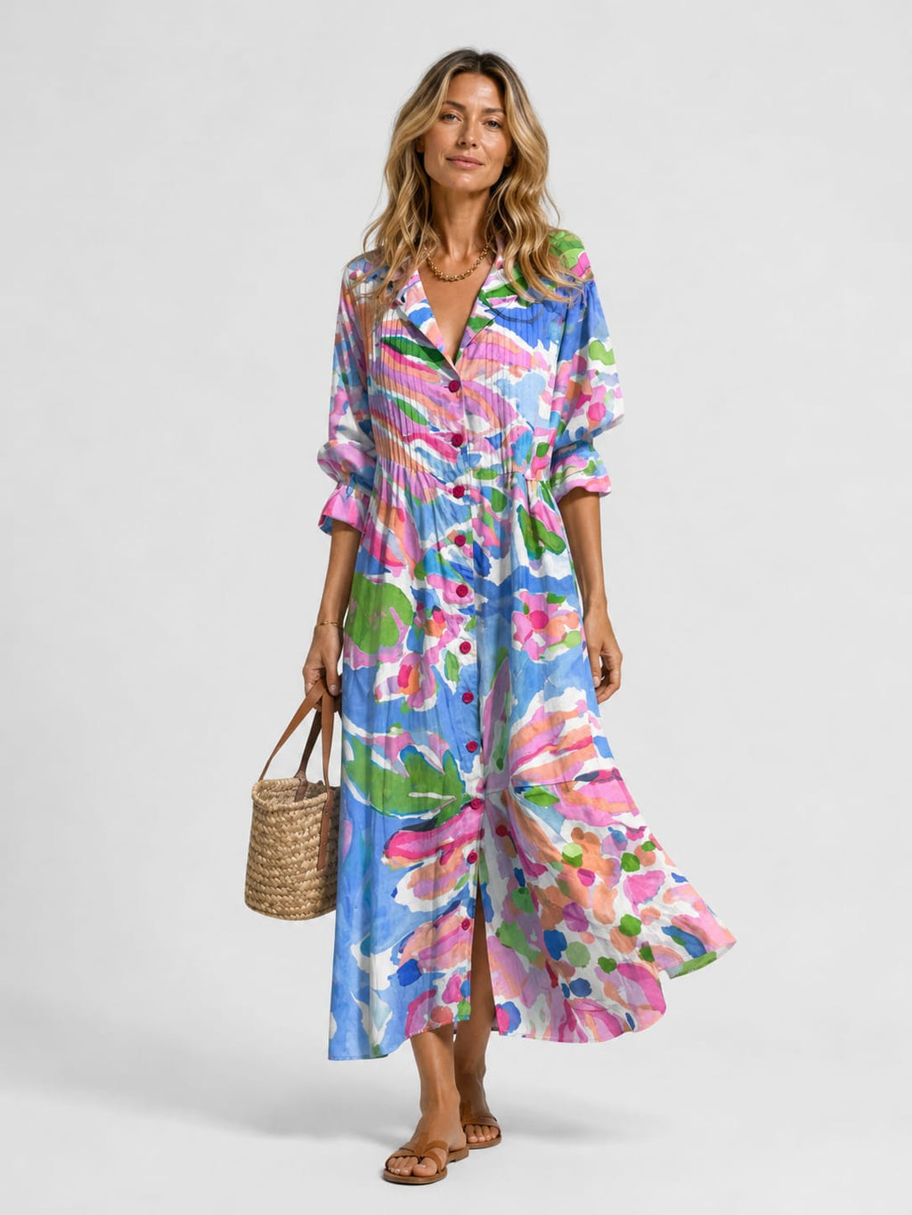 Gudrun Printed Maxi Shirt Dress_5