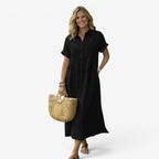Zainab Striped Midi Shirt Dress_2