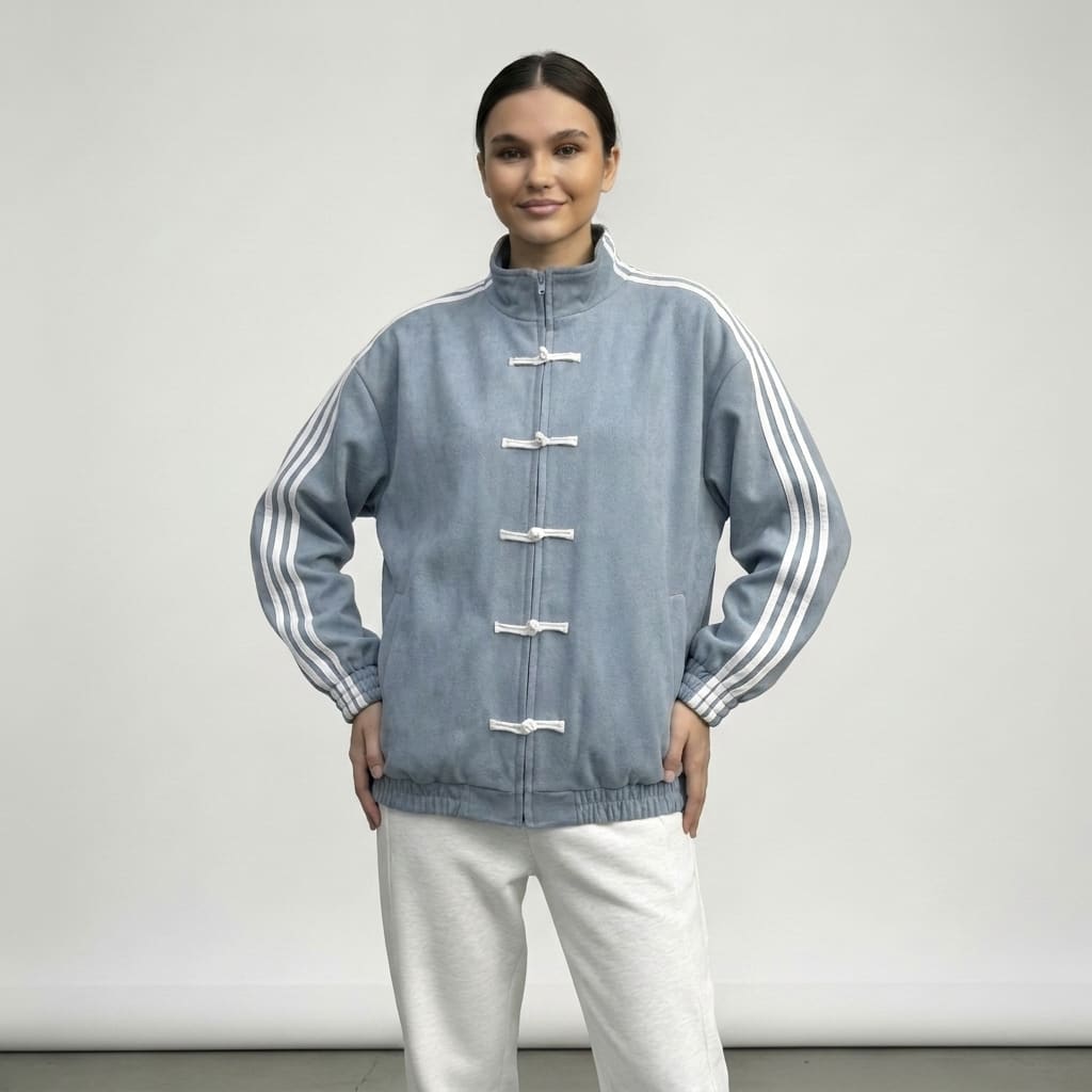 Emeline Side Stripe Retro Track Jacket_21