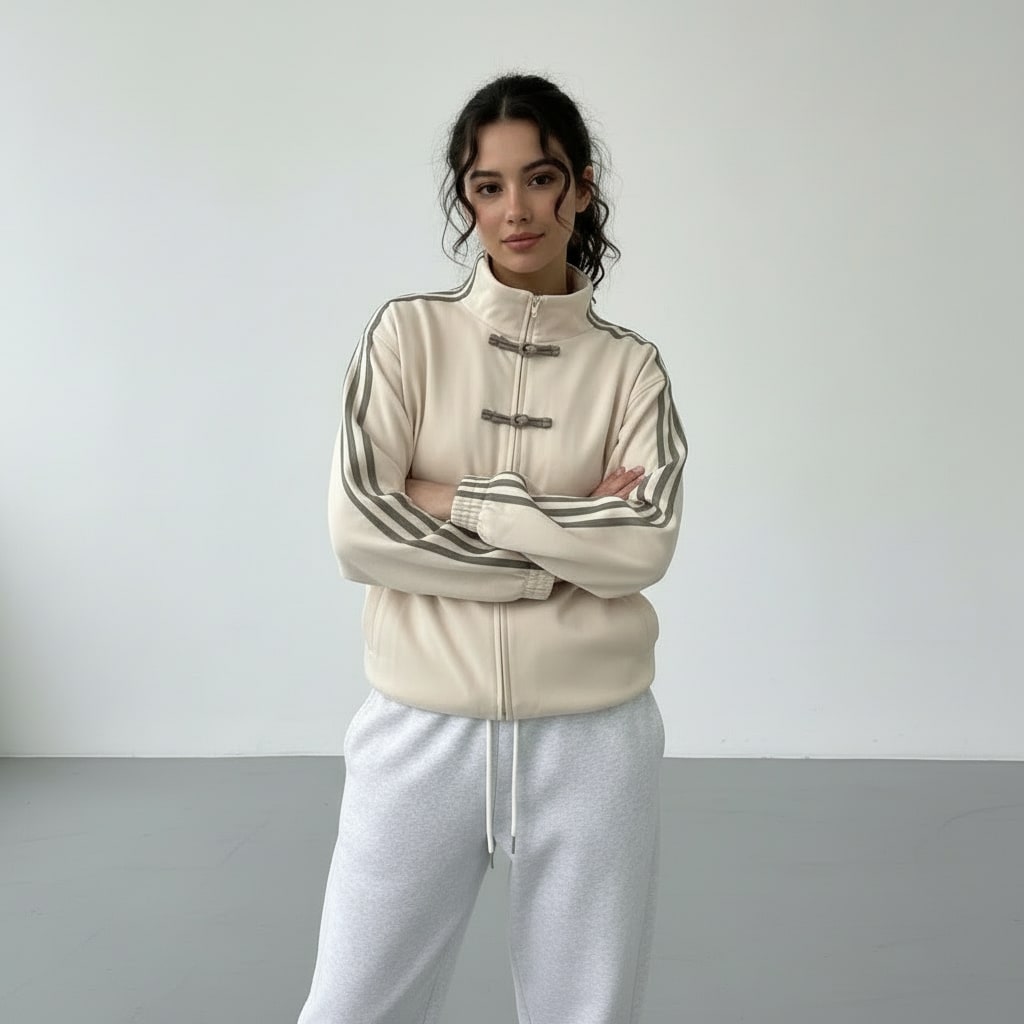 Emeline Side Stripe Retro Track Jacket_4