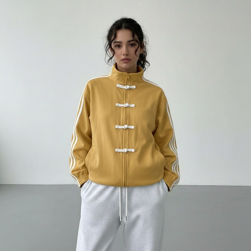 Emeline Side Stripe Retro Track Jacket_9
