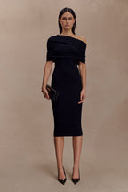 Chiara Off Shoulder Ribbed Midi Dress_4