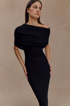 Chiara Off Shoulder Ribbed Midi Dress_6